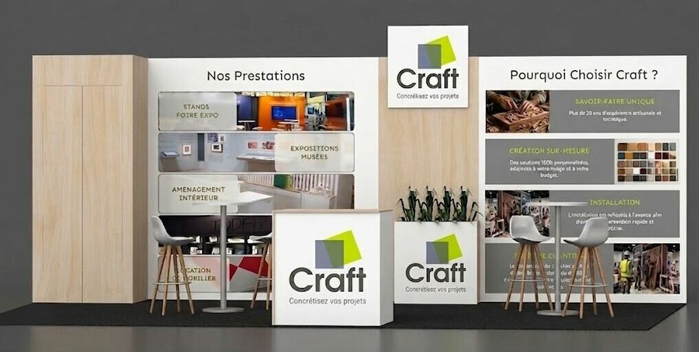Stand Iscom Salon Professionnel - Craft Décor